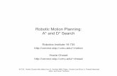 Robotic Motion Planning: A* and D* Searchmotionplanning/lecture/AppH-astar-dstar.pdf · solving process—replanning online • Functionally equivalent to the A* replanner • Initially