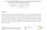 Conceptual Modeling: How to Connect Architecture Overview ... · data analyze situation get goal trajectory get GPS data get v, a calculate GPS location estimate location update location