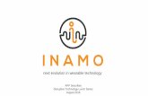 next evolution in wearable technology · HEALTH & FITNESS MOBILE BIOMETRIC Authentication & Disablement Track Calories and Steps Via SIM, antennae and mobile app integration Inamo