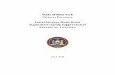 State of New York Disaster Recovery - LeadingAge New York · The State of New York will distribute $200,034,600 in federal Superstorm Sandy Social Services Block Grant (Sandy SSBG)