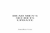 DEAD MEN'S SECRETS UPDATE64 Secrets Ahead of Us Bizarre Origin of Egypt’s Ancient Gods The Lost World of Giants Discoveries: Questions Answered Sinai’s Exciting Secrets Ark of