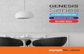 GENESIS Series...2 All items shown in this document are part of Olympia’s stocking program. For special orders, please contact your Olympia Tile Sales Representative. Genesis Series