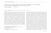 Changes in extratropical storm track cloudiness 1983–2008 ... · ness in Sect. 3.1, and discuss resulting cloud radiative forcing effects in Sect. 3.2. The results are compared