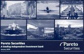 Pareto to Pareto Securities.pdfآ  Pareto is a leading equity capital markets manager Leading ECM advisor