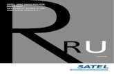 SATEL XPRS RADIO ROUTER RADIO UNIT SATELLAR XT 5R AND …€¦ · 24 SATEL OY // SATELLAR MANUAL // RADIO UNIT // USER GUIDE // V. 2.1 5.1 Serial data The RU provides two ports, both