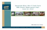 SRR-CWDA-2012-00093, June 12, 2012 SRS F-Tank Farm NRC ... · SRR-CWDA-2012-00093, June 12, 2012 SRS F-Tank Farm NRC Onsite Observation Visit. Author: t8730 Created Date: 6/8/2012