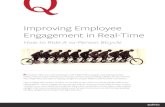 Improving Employee Engagement in Real-Time · Improving Employee Engagement in Real-Time How to Ride A 10-Person Bicycle Remember when you were learning to ride a bike? Some people