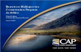 Report on Multi -species Conservation Program Activities Board...2012/08/02  · Report on Multi -species Conservation Program Activities Chuck Cullom Colorado River Programs Manager