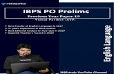 IBPS PO Prelims English - vishalparihar.com...IBPS PO Prelims English-19. India’s No.1 Teacher in Bank Exams for English Language and Editorial 2 Website: | Email: vishalpariharofficial@gmail.com