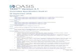 TAXII Version 2 - docs.oasis-open.orgtaxii-v2.1-csd01 28 September 2018 Standards Track Work Product Copyright © OASIS Open 2018. All Rights Reserved. Page 1 of 78 TAXII™ Version