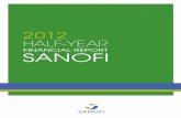 2012 HALF-YEAR€¦ · TOTAL ASSETS 101,743 100,668 (1) In accordance with IFRS3 (Business Combinations), Sanofi made adjustments during the Genzyme purchase price allocation period