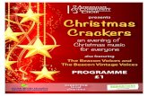presents Christmas Crackers - Amersham Community Choir€¦ · Crackers an evening of Christmas music for everyone also featuring The Beacon Voices and The Beacon Vintage Voices supporting