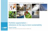 Portfolio segmentation – milestone on the way to more ... · Portfolio segmentation – milestone on the way to more sustainability,PowerPoint-Präsentation Author: Ingmar Sassmann