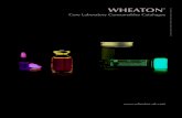 Core Laboratory Consumables Catalogue · 2017. 12. 20. · WHEATON® UK Limited +44 (0)1706 356444 | Facsimile +44 (0)1706 860885 | Direct Sales Telephone +44 (0)1706 767219 | wheaton-uk.com