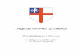 Constitution and Canons - Anglican Province of Americaapa.church/wp-content/uploads/2017/02/constitutionand... · 2017. 2. 12. · But if the Presiding Bishop is unable to perform
