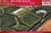 S.RAIL RD.FOR SALE LISTING OVERVIEW · LISTING OVERVIEW S. Rail Rd. North Charleston SC 6.13 Acres –Light Industrial Zoning Overview Keller Williams Commercial • 496 Bramson Court
