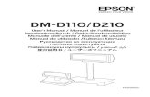 User's Manual DM-D110/D210 · DM-D110 operates according to the power-on /off state on the host side regardless of the DM-D110 power-switch state. * USB bus power is a way to supply
