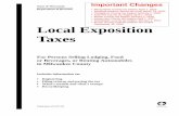 Local Exposition Taxes Publications/pb410.pdf · The City of Milwaukee is located in Milwaukee, Washington, and Waukesha Counties. Since the Village of Bayside and the City of Milwaukee
