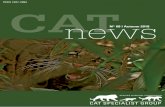 CAT news - casadafloresta.com.br · de Pesquisa e Conservação de Mamíferos Carnívoros CENAP team in a research de - signed to monitor the jaguar. The jaguar is the largest cat