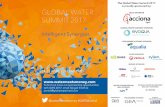The Global Water Summit 2017 is proudly sponsored by ......GLOBAL WATER SUMMIT 2017 WHO ATTENDS THE GLOBAL WATER SUMMIT *during the summit year (April 2015- April 2016) Key groups