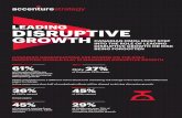 Leading Disruptive Growth · 2/22/2017  · not su˜iciently integrated with other business functions (e.g., sales, ˚inance, service, IT) Aligning with IT 81% Canadian CMOs acknowledge