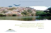 Macalister River Environmental Water Management Plan...Diadromous fish Fish that migrate between freshwater and marine habitats at some stage during their lifecycle Ecological flow