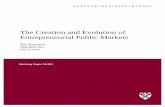 The Creation and Evolution of Entrepreneurial Public Markets Files/19-061_bf476945-6d93-41c8-bc48...few systematic explorations in th e finance literature of the determ inants of the