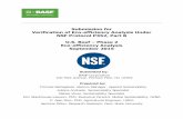 Submission for NSF Protocol P352 · Submission for Verification of Eco-efficiency Analysis Under NSF Protocol P352, Part B U.S. Beef – Phase 2 Eco-efficiency Analysis September