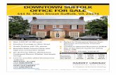 DOWNTOWN SUFFOLK OFFICE FOR SALE - LoopNet...Beautiful Brick Colonial Style with ... Cultural Arts Center Suffolk Circuit Court. A Traiio o Forar Thiig The information contained herein
