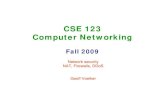 CSE CSE 123123 Computer Computer NetworkingNetworkingcseweb.ucsd.edu/classes/fa09/cse123/123f09_Lec15.pdf · CSE CSE 123123 Computer Computer NetworkingNetworking Fall 2009 Network