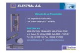 ELEKTRAL A.S. · ELEKTRAL A.S. Walk-Through & Hand-Held Metal Detectors, Gas Detectors, Environmental Noise Control Units, Air Ionizers, Electric Group Productions, Electronic pest/animal