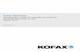 Kofax MarkView Reintegration Guide for Upgrades to Oracle ......Dec 13, 2018  · Use this guide in conjunction with the Kofax MarkView Installation Worksheet to upgrade and configure