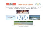 Sustainable Energy in Auroville The Vision and the Reality · 2017. 4. 11. · 2. Auroville and Renewable Energy Scenario ... 4.2 Visionaries and Town Planners ... 4.2.2 Meaning of