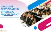 Become an procurement manager with our graduate certificate in strategic procurement courses