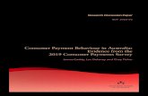 Consumer Payment Behaviour in Australia: Evidence from the ...of consumer payment behaviour prior to the changes in spending patterns induced by the pandemic. The survey provided further