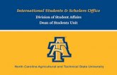 Division of Student Affairs Dean of Students Unit Documents1/17 - BOT February... · 2015. 8. 4. · Student Affairs Dr. Melody Pierce Associate Vice Chancellor for Student Affairs