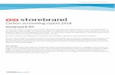 Carbon accounting report 2018 - Storebrand...Electricity Nordic mix Göteborg 26 083.0 kWh 26.1 1.2 0.1% Electricity Nordic mix Jonköping 12 058.0 kWh 12.1 0.5 - Electricity Nordic