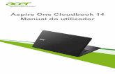 Aspire One Cloudbook 14 Manual do utilizador · 2019. 10. 23. · Registe um Acer ID e usufrua de grandes vantagens Abra a aplicação [Acer Portal] (Portal Acer) para registar um