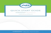 QUICK START GUIDE · Quick Start Guide for the Auria Harmony Processor • English 5 Step 2: Slide a fully charged PowerCel onto the processor. This will turn on the processor. The