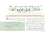 PM2.5 POLLUTION IN CHINA AND HOW IT HAS BEEN … · pollution episodes in northern China is closely linked with the high emissions, large secondary particulate matter (PM) formation,