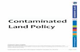 Contaminated Land Policy · Contaminated Land Policy (POL-018) Adopted: 24/08/2017 Resolution No: 2017/181 Page 3 of 20 1 Introduction 1.1 Purpose Land contamination stemming from