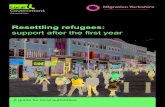 Resettling refugees - support after the first year: a ... Resettlement... · first year in the VPRS The schedule for bringing up to 20,000 Syrian refugees to the UK through the VPRS