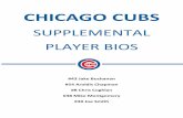 CHICAGO CUBSmlb.mlb.com/.../193976330/Supp_Bio_Sept_1_134xshh6.pdf · groundball pitcher throughout his professional career...posted a 60.8% groundball rate (3.78 groundballs/flyball)