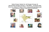 Daily Prayer Guide for all People Groups & Unreached ... · Nepal, Bangladesh, Sri Lanka, Bhutan, Maldives) have 2,9946 LR-UPG out of 7,082 total world LR/UPG = 42.27% of world LR-UPG!