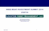 WIDE MOAT INVESTMENT SUMMIT 2014 ZOETIS - Meb Faber · 2014. 7. 1. · – nearly 180 approvals for various new products, line extensions and expansions of products into new geographies