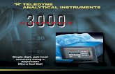 TELEDYNE ANALYTICAL INSTRUMENTS 3 0 0 0...Teledyne oxygen analyzers can be monitored and controlled over phone lines and networks with TRACS (Teledyne Remote Analyzer Controls Software).