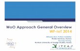 WoO Approach General Overview WF-IoT 2014 · Initial framework is based on AllJoyn open source project " the products, applications and services created with AllJoyn can communicate
