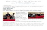 THE APOSTOLIC FAITH OF PORTLANDapostolicfaith.org/world-reports/2019/2019-AFM-NAMIBIA...THE APOSTOLIC FAITH OF PORTLAND NAMIBIA DISTRICT 2019 CAMP MEETING REPORT INTRODUCTION The annual