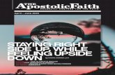 STAYING RIGHT SIDE UP, WHILE FEELING UPSIDE DOWN - Apostolic …apostolicfaith.org/library/online-magazine/previous... · WESTERN EUROPE WORK MOVING FORWARD Our Classics. SUBMISSION.