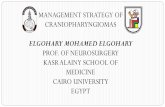MANAGEMENT STRATEGY OF CRANIOPHARYNGIOMAS€¦ · ELGOHARY MOHAMED ELGOHARY PROF. OF NEUROSURGERY KASR ALAINY SCHOOL OF MEDICINE CAIRO UNIVERSITY EGYPT. CRANIOPHARYNGIOMAS Are rare